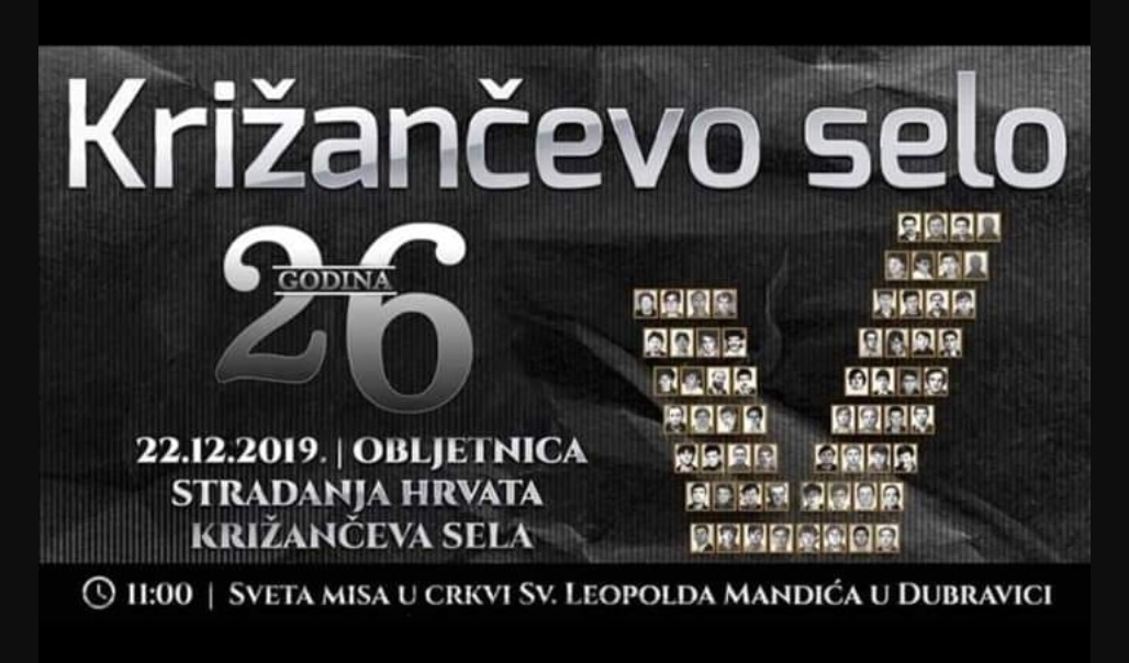 Pročitajte više o članku Sjećanje: Križančevo selo, 26 godina!