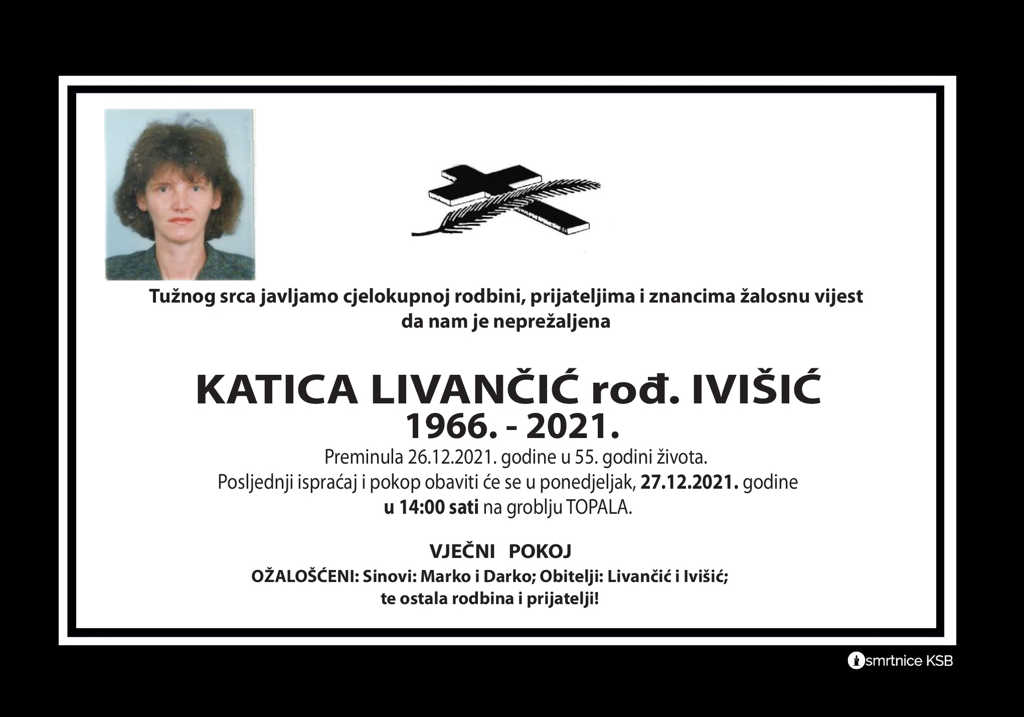 Pročitajte više o članku Katica Livančić rođ. Ivišić