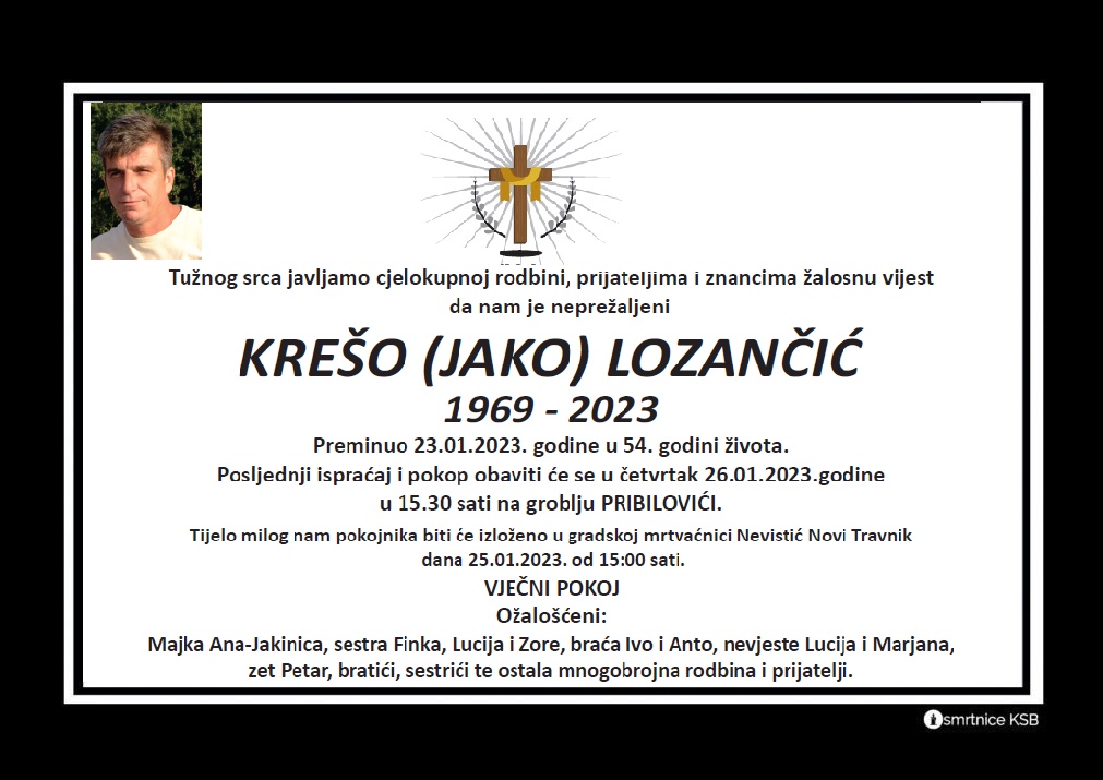 Pročitajte više o članku Krešo (Jako) Lozančić