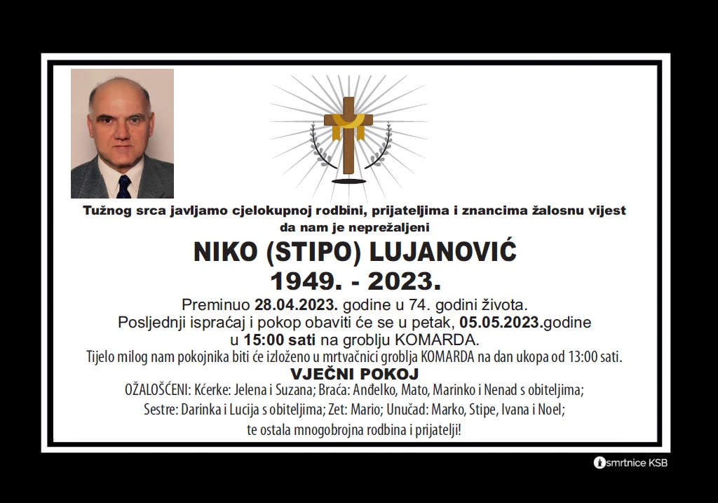 Pročitajte više o članku Niko (Stipo) Lujanović