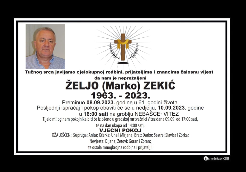 Pročitajte više o članku Željo (Marko) Zekić