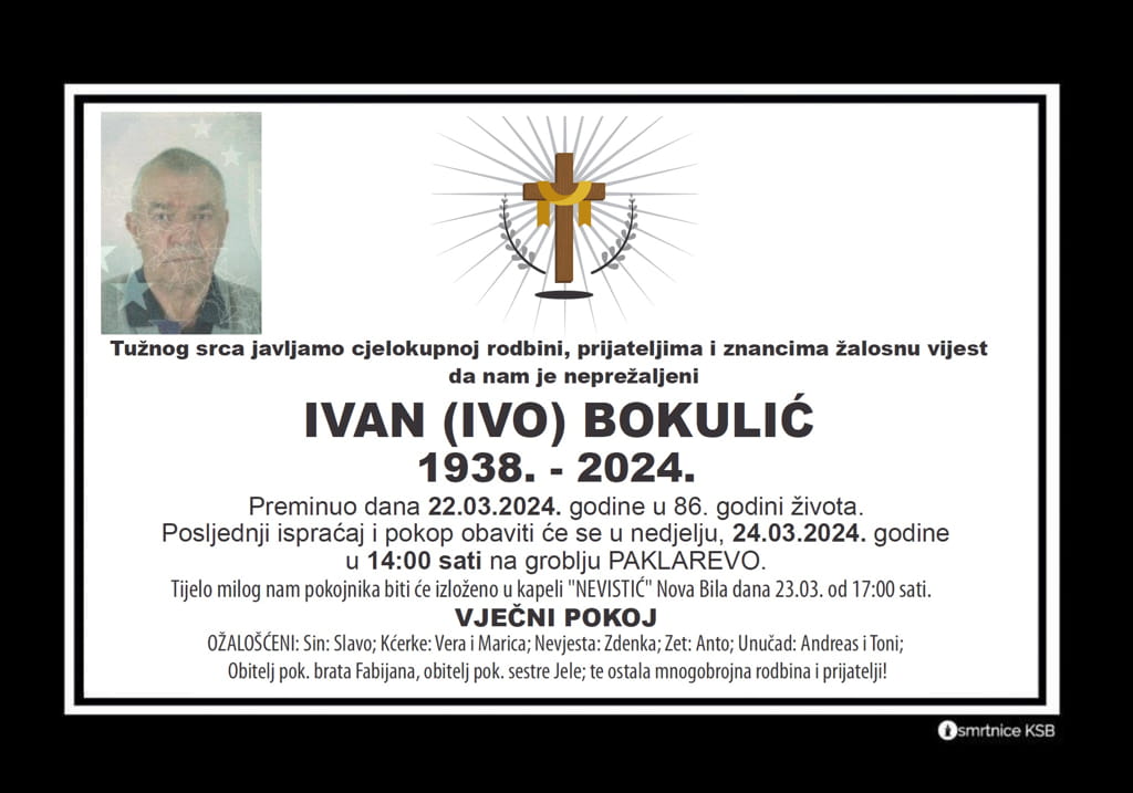 Pročitajte više o članku Ivan (Ivo) Bokulić