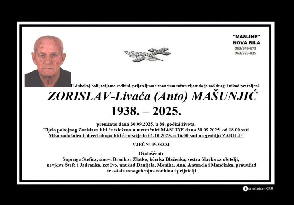 Zorislav livaća (anto) mašunjić