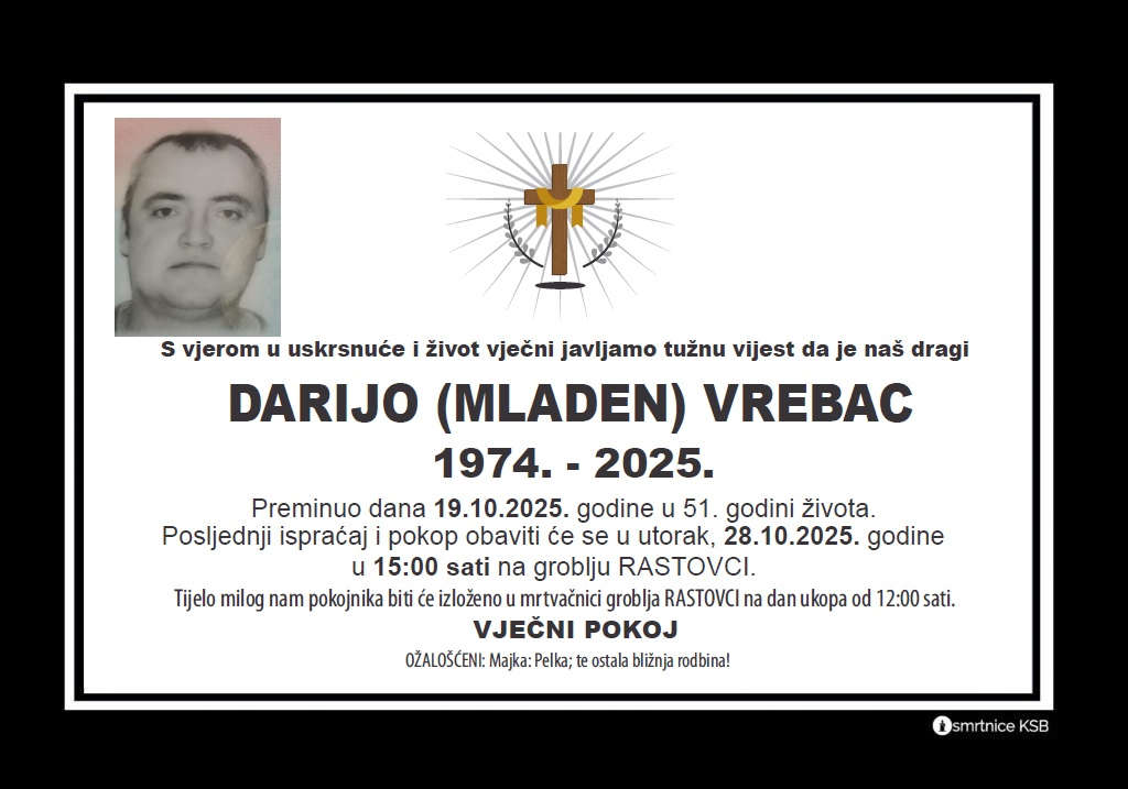 Darijo (mladen) vrebac