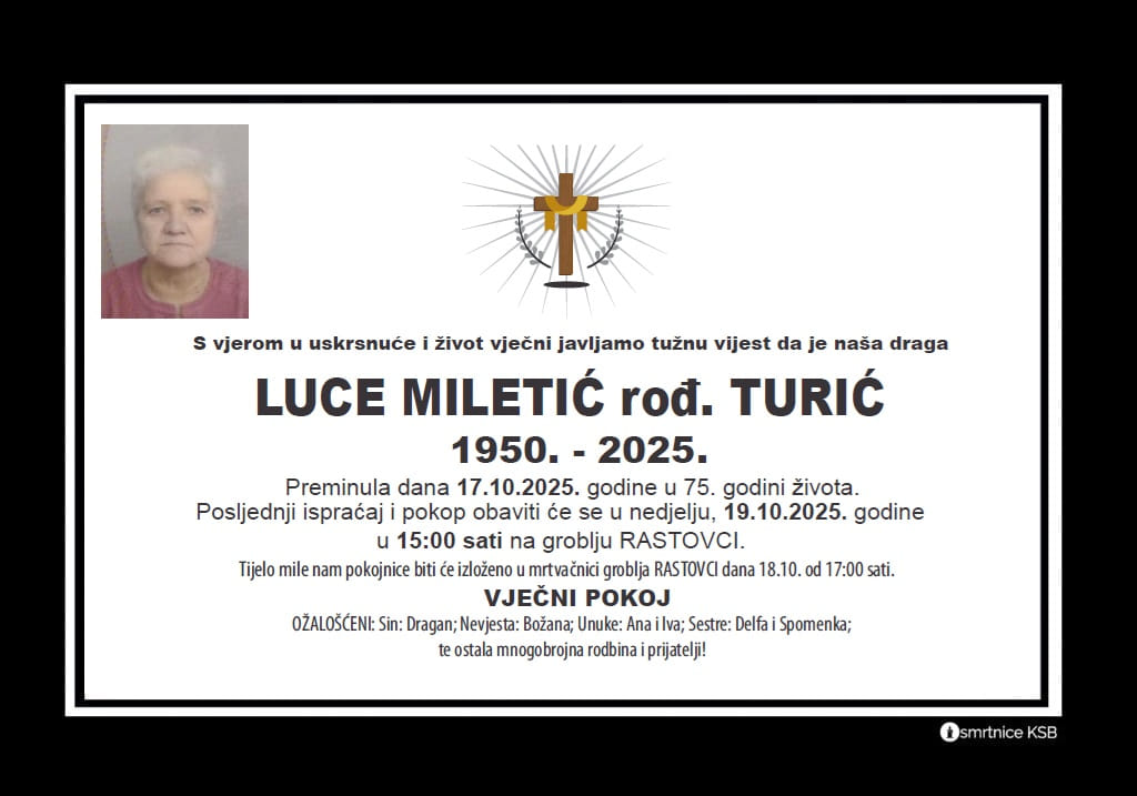 Luce miletić rođ. turić