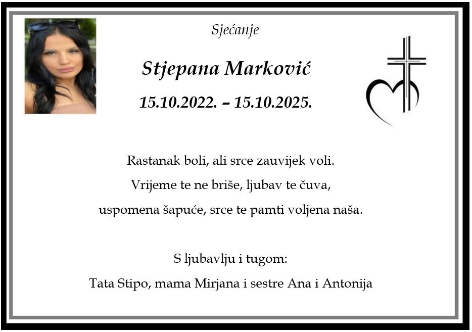 Sjećanje stjepana marković