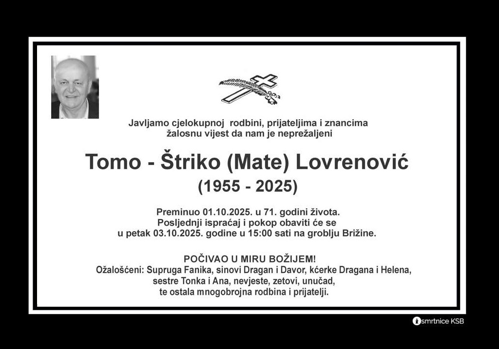 Tomo Štriko (mate) lovrenović